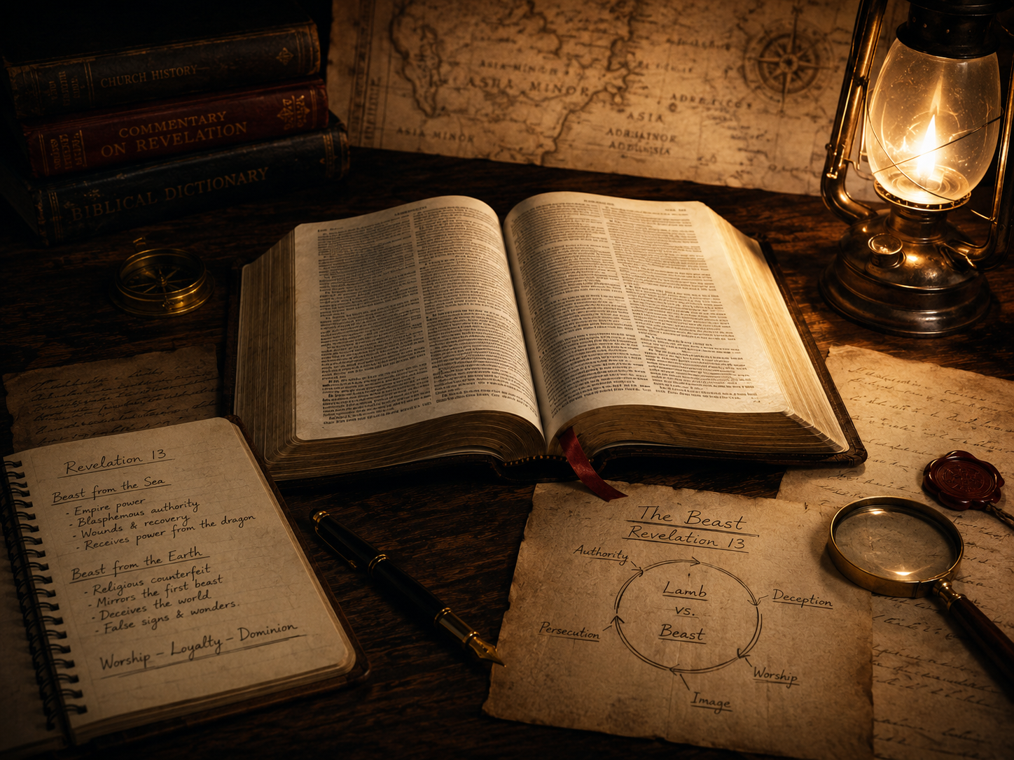 Open Bible study notes about Revelation prophecy